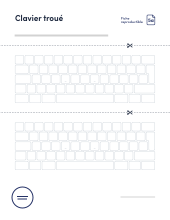**Fiche reproductible no 5a** (Touche Entrée en forme de «L» inversé pour macOS et Windows)