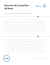 **Fiche reproductible no 4a** (Touche Entrée en forme de «L» inversé pour macOS et Windows)