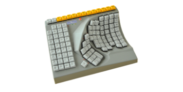 Clavier Maltron pour la main droite. Source : ergocanada.com